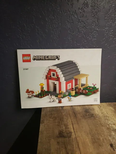 LEGO 21187 Minecraft The Red Barn Instruction Guide MANUAL ONLY