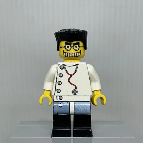 LEGO Studios hrf004 Mad Scientist Minifigure 1382 Note