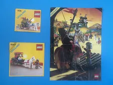 Lego Castle 6023 & 6016 Instruction Manuals Only Knights Vintage