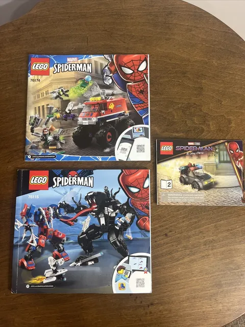 Lego Marvel Sets 76174 ,76115 ,76184 Spider-Man's , Instructions Only