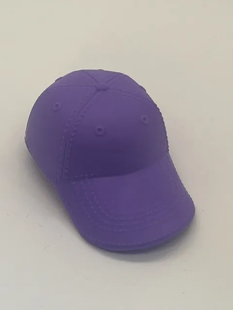 Barbie Purple Hat Cap Doll Accessory Mattel Vintage Style