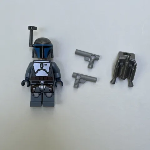 LEGO Star Wars Minifigure Jango Fett sw0468 From Mandalorian Bounty Hunter 75015