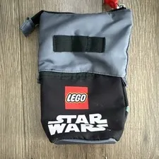 LEGO Star Wars The Mandalorian Carrying Case Gray/Black Zipper Closure