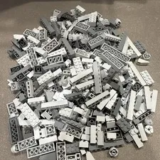 LEGO 1.5lb bag of Assorted Dark & Light Gray Bricks of Various Sizes, Star Wars