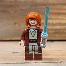 LEGO Star Wars Obi-Wan Kenobi Minifigure Blue Lightsaber Attack Clones sw1220