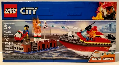LEGO City 60213 Dock Side Fire. New & Factory Sealed