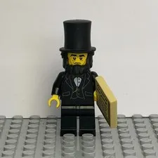 LEGO Movie CMF Abraham Lincoln Minifigure tlm005 coltlm-5 Genuine Complete