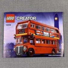 INSTRUCTION ONLY LEGO 10258 Creator EXPERT London Bus MANUAL ONLY NO BRICKS