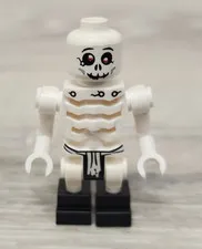 Lego Ninjago njo0008 Bonezai Skulkin Vertical Grip Hands Skeleton Minifigure