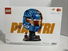 New Genuine Mclaren Mastercard F1 Team Oscar Piastri Helmet Building Set (43017)