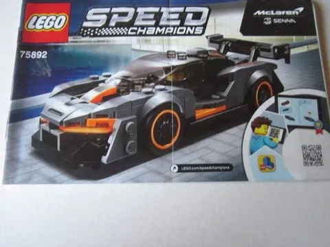 Lego Speed Champions Building Instructions Instruction 75892 McLaren Senna