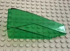 Lego 2507 Trans Green Windscreen 10 x 4 x 2 1/3 Canopy