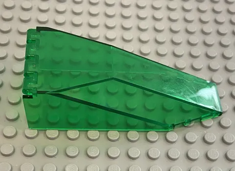 Lego 2507 Trans Green Windscreen 10 x 4 x 2 1/3 Canopy