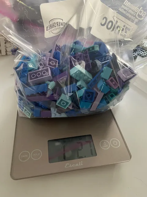 1 lb 2.7 oz Lot of Used Blue & Purple Building Bricks – LEGO & Compatible Mixed