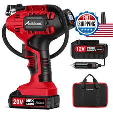 Avid Power Tire Inflator Portable Air Compressor 20V Cordless Car Tire Pump