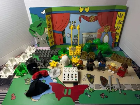 Vintage Lego Duplo Playhouse Theatre Stories #3615 - Working Sound 100% Complete