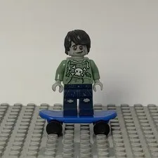 LEGO Zombie Skateboarder Minifigure Book Exclusive col227 Genuine Complete