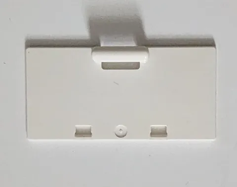LEGO White Duplo Container Box 2 x 4 x 2 Door with Handle (Reinforced) 10563