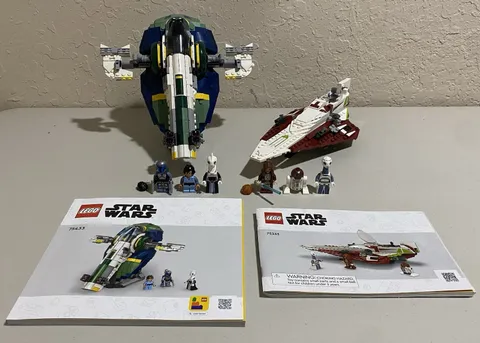 LEGO Star Wars: Obi-Wan’s Starfighter (75333) & Slave-1 (75433) - 100% Complete