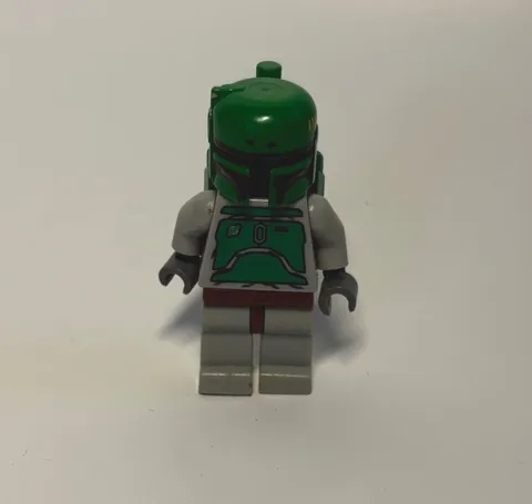 Lego Star Wars Boba Fett Minifigure sw0002 Classic Gray  Vintage EUC