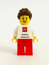 LEGO Minifigure Business Card Employee SigFig (VERY RARE)