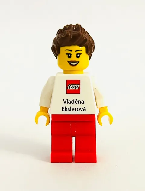 LEGO Minifigure Business Card Employee SigFig (VERY RARE)