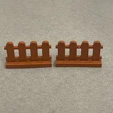 Lego 33303 Reddish Brown Replacement Add-on Pieces Parts Lot of 2