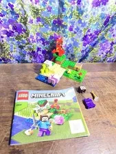 LEGO Minecraft: The Creeper Ambush (21177) MISSING SWORD MISSING STEVES CHEST