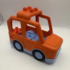 Bluey LEGO DUPLO Family Car Jeep Vehicle Replacement Toy Orange Blue
