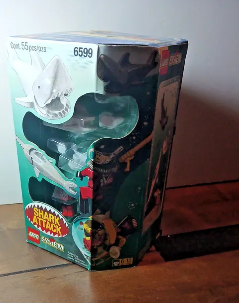 LEGO 6599 Town: Divers Shark Attack New in Sealed Box