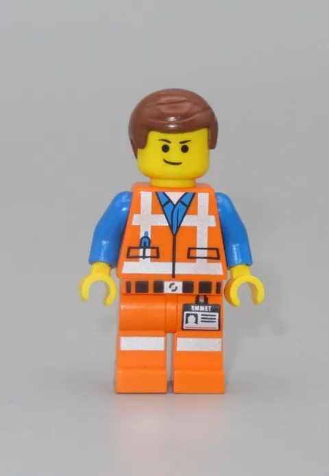 LEGO Emmet orange outfit minifigure Lego Movie