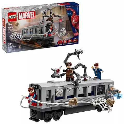 Lego 76321 Marvel Spider-Man vs. Doc Ock Subway Train Scene Building Kit