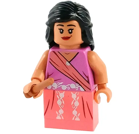 LEGO® Harry Potter PADMA PATIL Minifigure™ Dark Pink and Coral Sari Set hp260