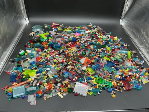 LEGO 3 LB Bulk Lot Translucent Neon Clear Specialty Parts Pieces Mixed Genuine