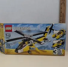 LEGO Creator 31023 Yellow Racers 3 in 1 Open Box Complete w Box Instructions