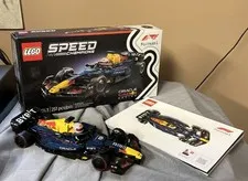 LEGO Speed Champions Red Bull RB20 F1 77243 -put Together Shows All Pcs Open Box