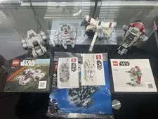 LEGO Star Wars Microfighter & Polybag Ship Lot Slave 1 Falcon X-Wing Razor Crest