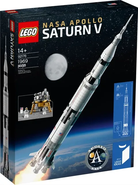 LEGO Ideas 92176 NASA Apollo Saturn V Rocket 1969pcs Building Set