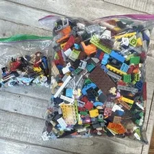 Mixed Lot Of Lego Pieces & Figures 6lbs 6oz Star Wars Mixed