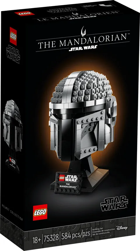 LEGO STAR WARS #75328 The Mandalorian Helmet New Factory Sealed 584 Pieces