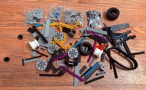 1 Pound LB LEGO Technic NXT liftarms axles gears pins beams extenders bushing