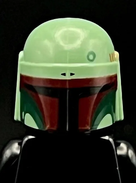 Lego Star Wars Boba Fett Misprint Minifigure Helmet Rare Prototype Error Test