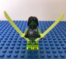 LEGO Ninjago 2015 Morro Ghost Minifigure w/ Katanas 70743 - No Cracks/As Is
