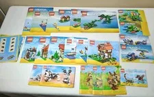 Large Lot of 25 LEGO Creator 5770 31025 Instruction Manual Booklets Books ONLY