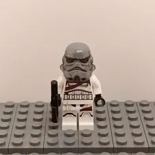 Lego Star Wars Night Trooper Minifigure sw1417 With Blaster