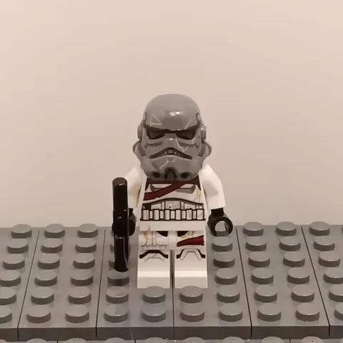 Lego Star Wars Night Trooper Minifigure sw1417 With Blaster