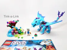 LEGO 41172 The Water Dragon Adventure Elves Set Complete! Naida Riverheart