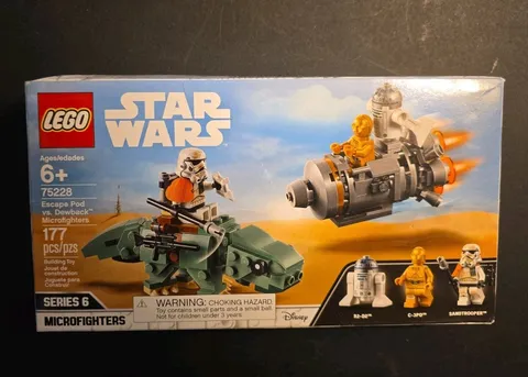 LEGO Star Wars: Escape Pod vs. Dewback Microfighters (75228) NIB
