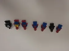 Lego Marvel Minifigures Lot Spider-Man , 7 Spiderman Minifigures 
