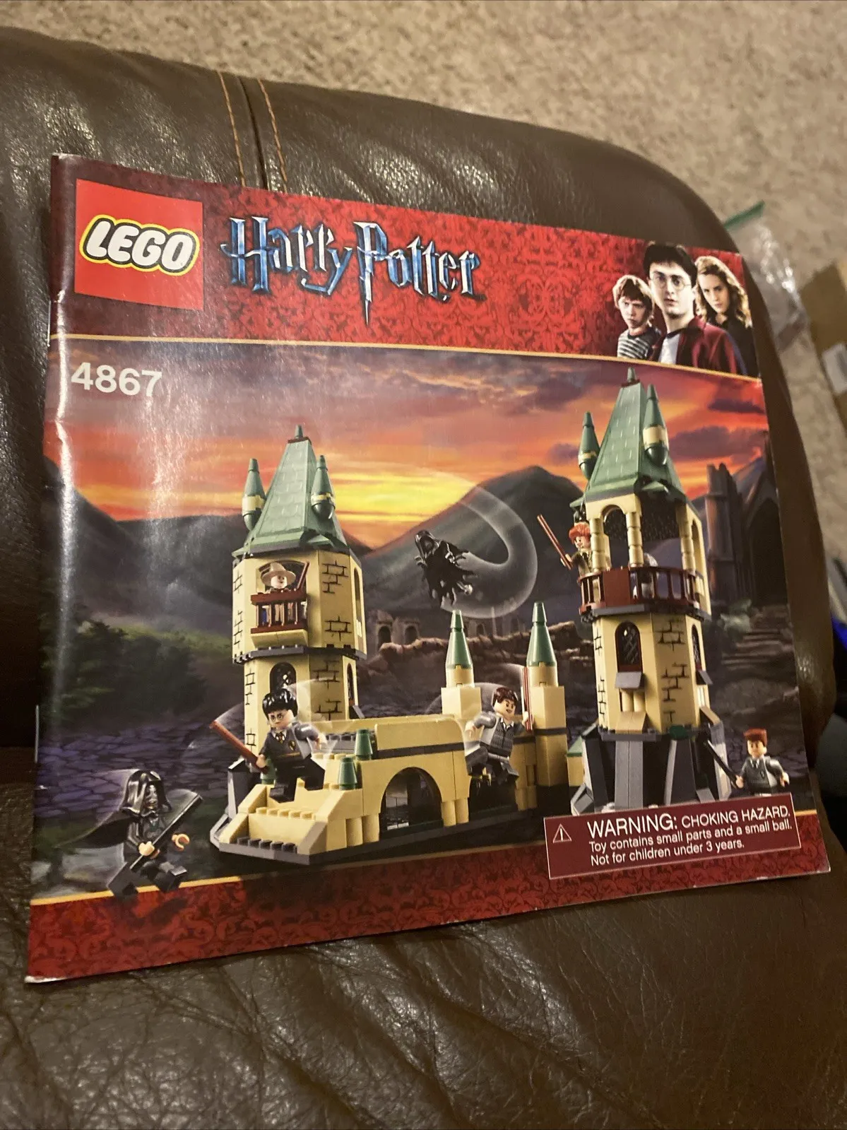 Lego Harry Potter Hogwarts Building Instruction Manual Booklet Only For Set 4867
